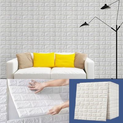 (5 darab) Öntapadós Tégla Tapéta 3D Mintával | BRICKSBY